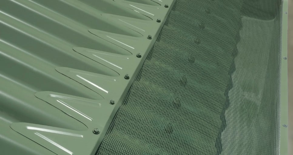 2mm Steel Gutter Guard Installation 2mm steel gutter guard installed for bushfire protection on a Sunshine Coast roof
